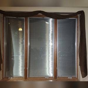Brown Window Swag - 1 piece